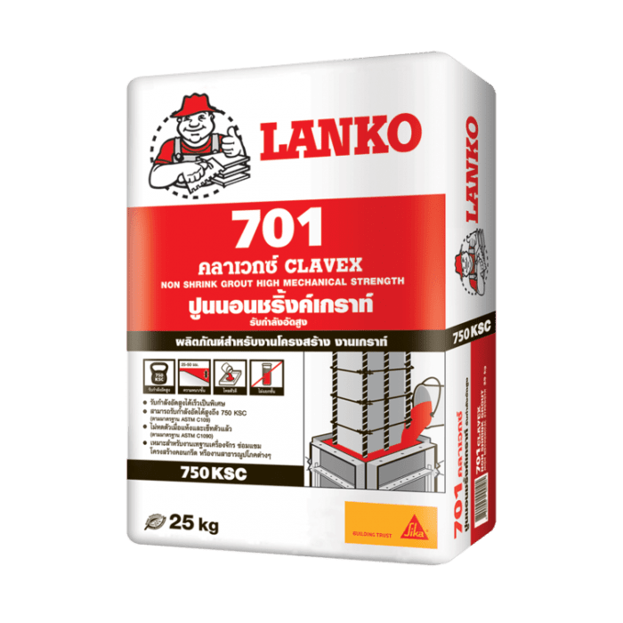 LANKO 701 ปูนนอนชริ้งค์เกราท์