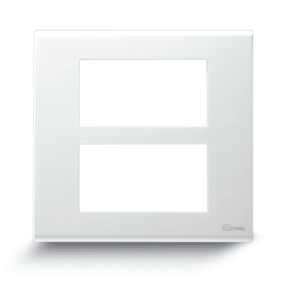 CHANG ฝา 6 ช่อง สีขาว ช้าง Y-SERIES FA206